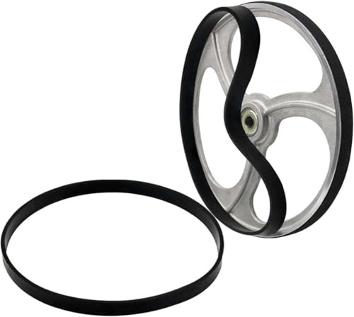 Daaxing 2 anelli in gomma per sega a nastro per la lavorazione del legno, con rotella di scorrimento, anelli in gomma per seghe a nastro (30,5 cm)