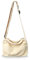 Boziee kleine Canvas Umhängetasche Damen/Herren Vintage Schultertasche Freizeit Crossbody Tasche für Alltag und Reisen (Weiß)