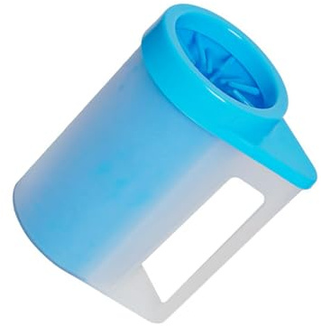 KIXZSAZ Easy-to-clean Dog Paw Washer For Wide Applications Easy To Portable Dog Paw Cleaner Pet Foot Cleaner Pet, Blue M