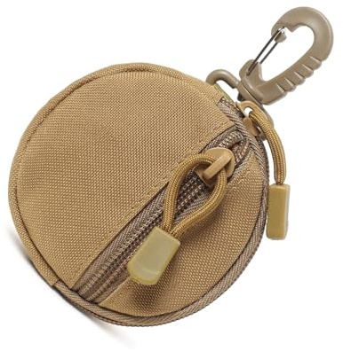 Bolsas de almacenamiento multifuncionales con cremalleras redondas para exteriores con clip ABS de separación rápida, tela resistente a la abrasión, bolsa de almacenamiento multifuncional para equipos