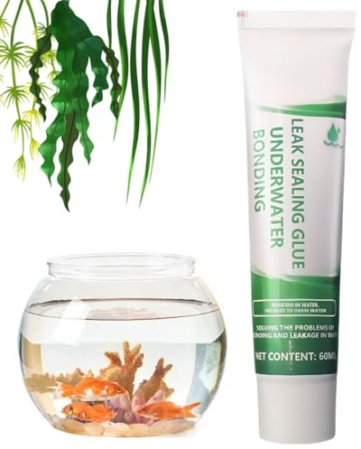 Fish Tank Repair Glue,Clear Silicone Sealant,Adhesion Sealant for Aquarium & Pond,Transparent,Long-Lasting Protection,Easy to Use,Wide Application,Premium Materials,Durable and Portable Design