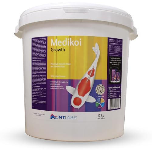NT Labs Medikoi Growth Pond Fish Food Adult 6mm Pellets (10kg)