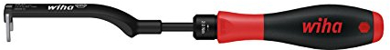 Wiha präziser Drehmoment-Schraubendreher Set TorqueFix® Kabelschlüssel für Rundsteckverbinder 2-tlg. fest voreingestellte Drehmomentbegrenzung (36847) 0,6 Nm, 13 x 230 mm für kontrolliertes Verschrauben in festem Anwendungsbereich, hörbares Klicksignal beim Erreichen des Drehmomentwerts