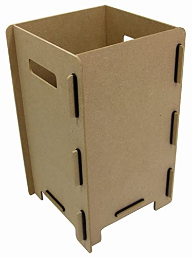 Werkhaus PP 9199 Holzbox für Photohocker ca. 24 x 40 x 24 cm Aufbewahrungsbox für Fotohocker