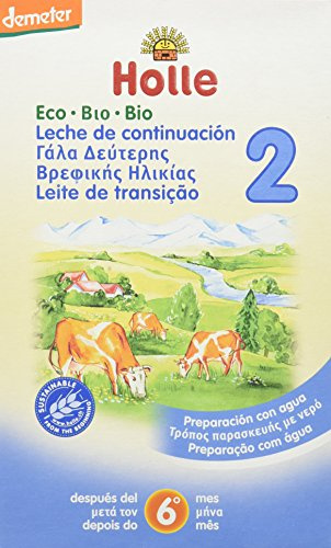 Holle 2 Leche de Continuación en Polvo, 4 Meses +, 600g