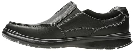 Clarks Cotrell Free Mens Black Oily Lea, 8