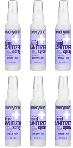 Everyone Sanitizer - Spray - Lavender - Aloe - Case of 6-2 fl oz6
