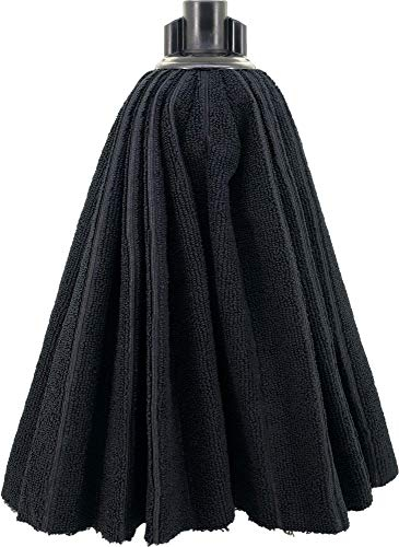 PAMEX Fregona Ballarina Negra Microfibra