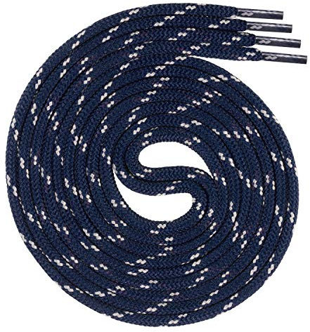 Swissly Skosnören runda ca 4,5 mm diameter för arbetsskor vandringsskor stövlar – skoband skor av polyester – längder 70–220 cm