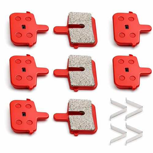 8 Pièces Plaquettes de Frein à Disque de Vélo en Résine Semi-métal Plaquettes de Frein de Vélo de Montagne Remplacement 29,5 X 30 Mm Bicyclettes et pièces détachées