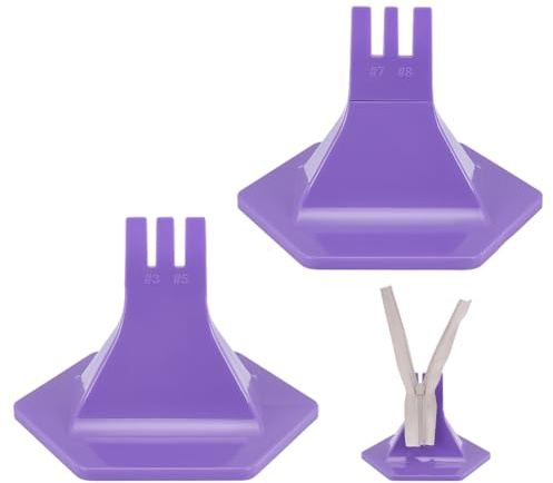 UNICRAFTALE 2 pezzi 2 stili cerniera Jig Tool plastica pulsante Punch cerniera Jig Helper cerniere in metallo tirare cursore aiutante cerniere strumento di installazione per pantaloni abiti vestiti