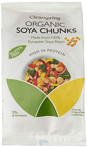 Clearspring Organic Soya Chunks 200 g (Pack of 3)