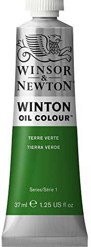 Winsor & Newton 1414637 Winton, feine hochwertige Ölfarbe - 37ml Tube mit gleichmäßiger Konsistenz, Lichtbeständig, hohe Deckkraft, Reich an Farbpigmenten - Grüne Erde