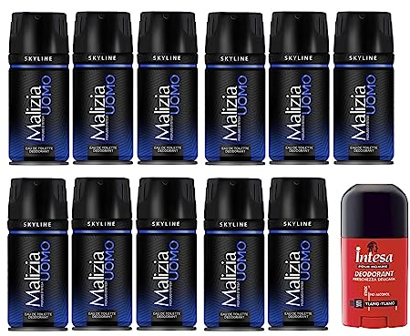 dambiro Malizia Uomo Skyline deo 11x 150ml + Zusatzartikel