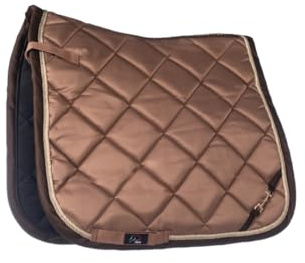 HKM sadelduk Golden Gate Bit, Pony DR, Mullvadsbrunt
