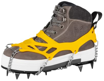 Grivel Explorer Gelb - Robuster kompakter Grödel, Größe XL - Farbe Silver - Yellow