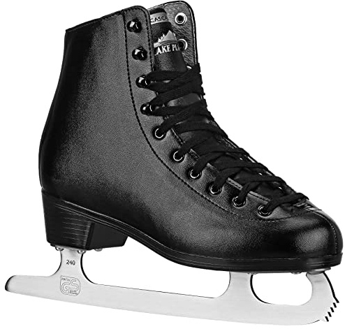 Lake Placid Herren Cascade Schlittschuhe, Schwarz, 10