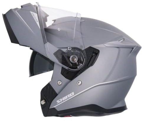 Shiro Helmet Casco Modular FF950 Discover Titanium Mate (L 59/60)