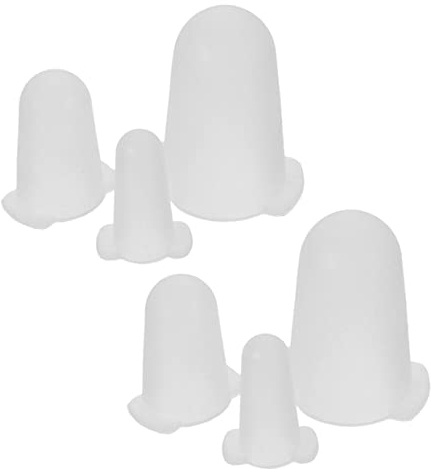 PRETYZOOM 6piezas Protectores De Boquillas Para Decoración De Pasteles Cubiertas De Silicona Para Puntas De Tubería Protección Antigoteo Para Repostería Pequeño Mediano Grande