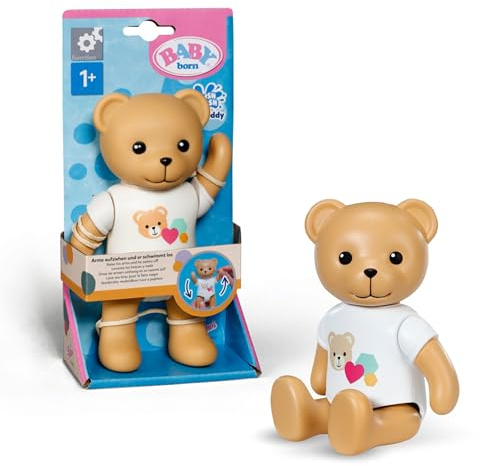 BABY Born Splish Splash Bade-Spielzeug Teddy - Größe 15 cm - Mit mechanischer Schwimmfunktion - Funktioniert komplett ohne Batterien - Geeignet für Kinder ab 1 Jahr
