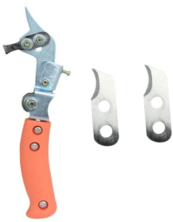 GALPADA Cisaille à Écorce Annulaire pour Jardin Ébrancheuse pour Verger Outil Branches Double Roue Tête Remplaçable