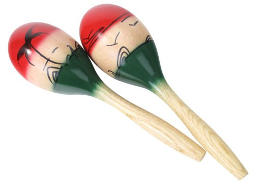 XDrum Maracas de madera estilo mexicano