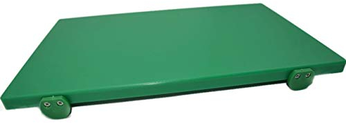 MCM service srl Tagliere in polietilene Professionale Verde 40x30x2con Fermi Made in Italy