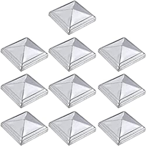 10 Pezzi Tappi per Pali da 6 X 6 Cm, Copertura per Recinzione da Giardino in Legno – Tappo per Pali in Legno – Alternativa alla Zincatura – Tappo per Pali da