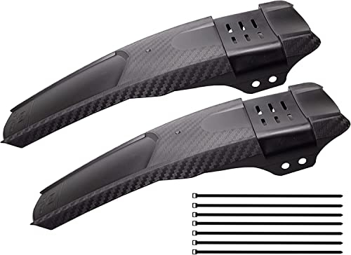 ZUKKA MTB Schutzblech Set[20-29zoll]-Universal Fahrrad Schutzblech Set Vorne und Hinten für Mountainbike MTB Rennrad Geeignet Quick-Release für Fahrräder Mudguard für Radgrößen