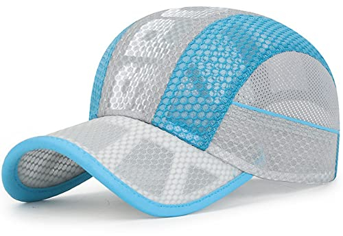 Kinder Baseballkappe Mesh Cap Verstellbarer Kinder Snapback Trucker Cap Atmungsaktiv Anti-UV Schirmmütze Schnelltrocknend Cool Shildkappe Sommer Sonnenkappe für Outdoor Mädchen Jungen 4-10 Jahre alt