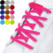 Cordones Elasticos Sin Atar - Cordones Ajustables Resistentes con Cierres Magneticos - Aptos en Zapatos y Zapatillas - Para Niños y Adultos (Fucsia)
