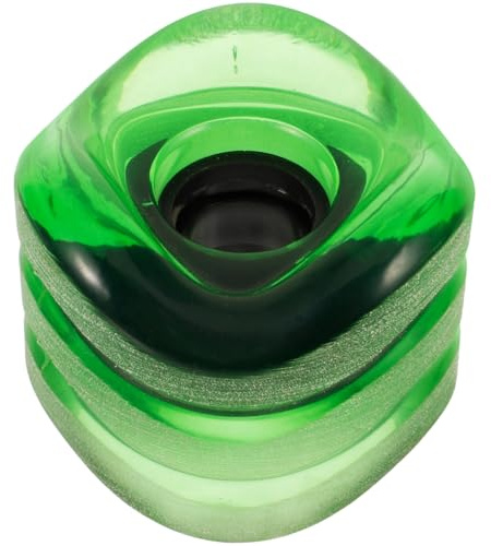 Baluue Longboard Replacement Wheel 2.56 Inch Curved Pu Skateboard Wheel for Wave Board and Dancing Skateboards with High Elasticity and Shock Absorption