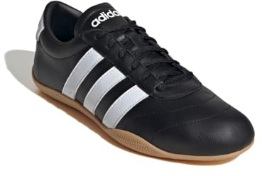 Adidas Women's Grand Court Low Top, Black/White/Gum, 6.5