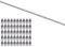 5m Ball Bead Chain 2mm Stainless Steel Bead Chain Roller Blind Chain with 50Pcs Connectors for DIY Jewelry Making, Silver