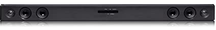LG SJ3 Soundbar TV Bluetooth 300W 2.1 Canali con Subwoofer Wireless, Dolby Digital, Auto Sound Engine, Adaptive Sound Control, Ingresso Ottico, USB, Portable In, Nero