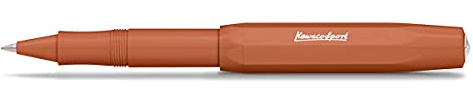 Kaweco SKYLINE SPORT Rollerball Fox I Gel- / Kugelschreiber aus hochwertigem Kunststoff mit Keramikkugel I Trendiger Kuli in Orange I 13 g Tintenroller mit 0.7 mm Mine I Gelroller 13,5 cm