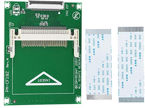 Eboxer 1.8 50 Pin Compact Flash Adapter Card CF Memory Card to ZIF/CE Adapter SSD HDD Adapter Card for DOS/Windows 3.1、95、NT、98、Me、2000、XP、Vista/Linux/Mac, Default