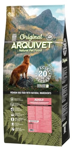 Arquivet Original Adult - Hundefutter für ausgewachsene Hunde - Lachs & Reis - Hundefutter - Trockenfutter für Hunde - Hundefutter - Gesundes Futter - 20 kg