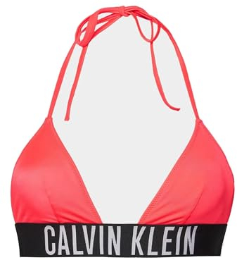 Calvin Klein Damen Bikini Oberteil Triangel ohne Bügel, Rot (Signal Red), M