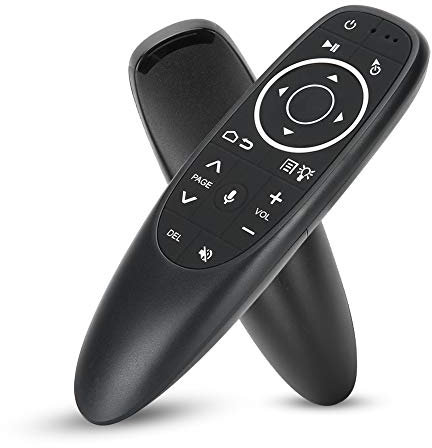 SYH&AQYE Voice Air Fly Mouse, 2,4 G USB Sprachfernbedienung, Integriertes HD Mikrofon, 10 M/33 Fuß Intelligenter Kabelloser Presenter für TV Box/Mini PC/HTPC/PCTV