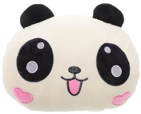 Almohada Cervical Panda para Coche, Reposacuellos Blanco