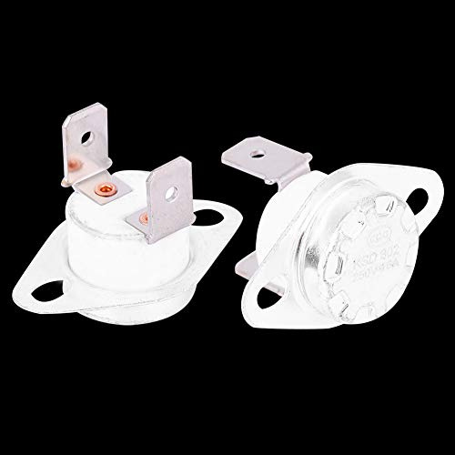 Interruttore di Controllo della Temperatura KSD302 Normalmente Interruttore Termostato Chiuso 250 V 16A Progettazione Affidabile Compatta per Applicazioni Domestiche e Industriali (40℃) (45℃) (50℃)