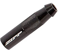 Zipp 27mm Threaded Presta Valve Extender | Durable Black Aluminum with Knurled End & 3mm Hex Seal Technology | Suitable for Non-Removable Valve Cores, Bicycle Tire Accessories