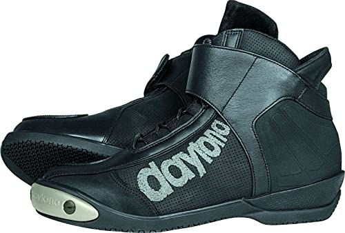 Daytona Boots Motorradschuhe, Motorradstiefel kurz AC Pro Stiefel schwarz 42, Herren, Sportler, Ganzjährig, Leder