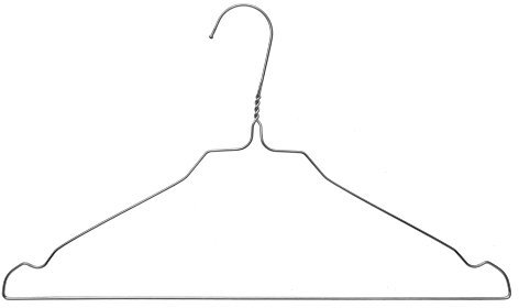 Grucce in filo zincato argento 25-100 pezzi – 25 pezzi