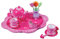Lelin 0019 Holz - Teeservice/Kinder Kaffeeservice/Flower Tea Set