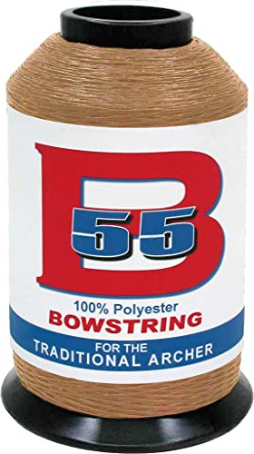 BCY B55 Bowstring Material Medium Brown/Tan 1/4 lb.