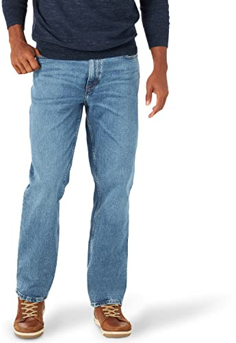 Lee Legendary Vaqueros rectos de estilo holgado para hombre, Azul verdadero, 30W x 30L