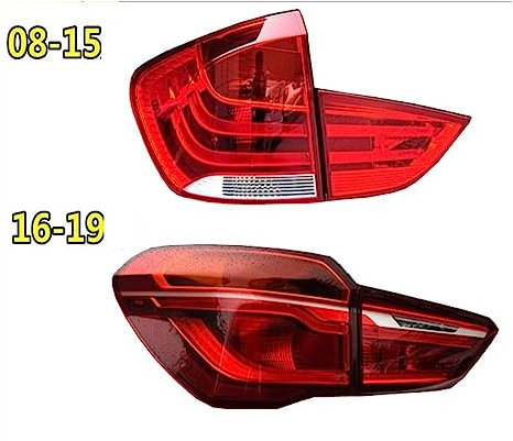 LED Rücklicht Bremsleuchte Rückfahrscheinwerfer Blinker Montage kompatibel for BMW X1 E84 F49 F48 2008-2019 Autozubehör (Color : Left side outer, Size : 2008-2015)