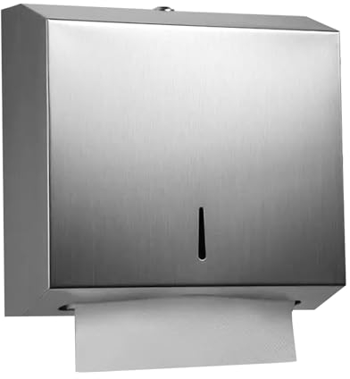 MEYAGOT Distributeur Essuie Main, Distributeur Papier Essuie Main Acier Inoxydable, Distributeur Papier Mural Distributeur Serviette Papier pour Papier Format Plié, Postuler À Hôtel Bathroom Devidoir